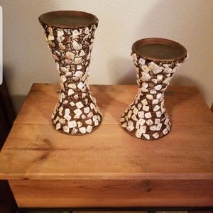 A Pair Of Z-Gallerie Candle Holders
